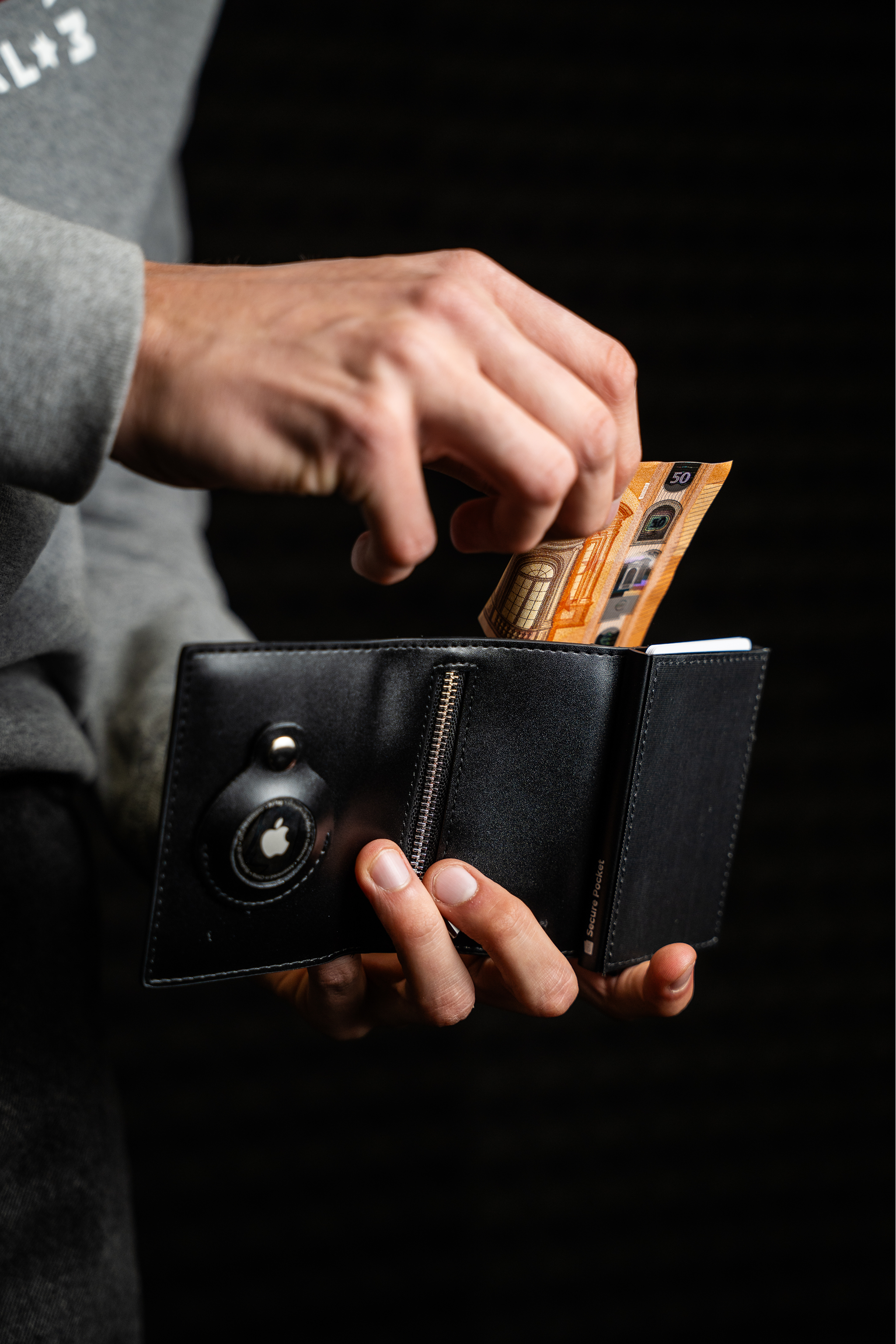 Portafoglio Sorrento - protezione RFID e supporto anti smarrimento