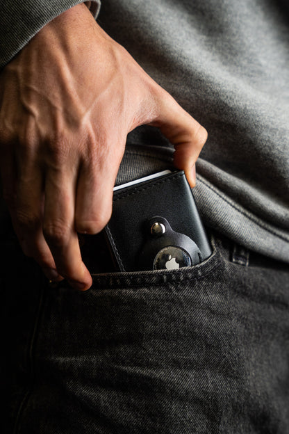 Secure Pocket – Portafoglio Slim con AirTag & Protezione RFID