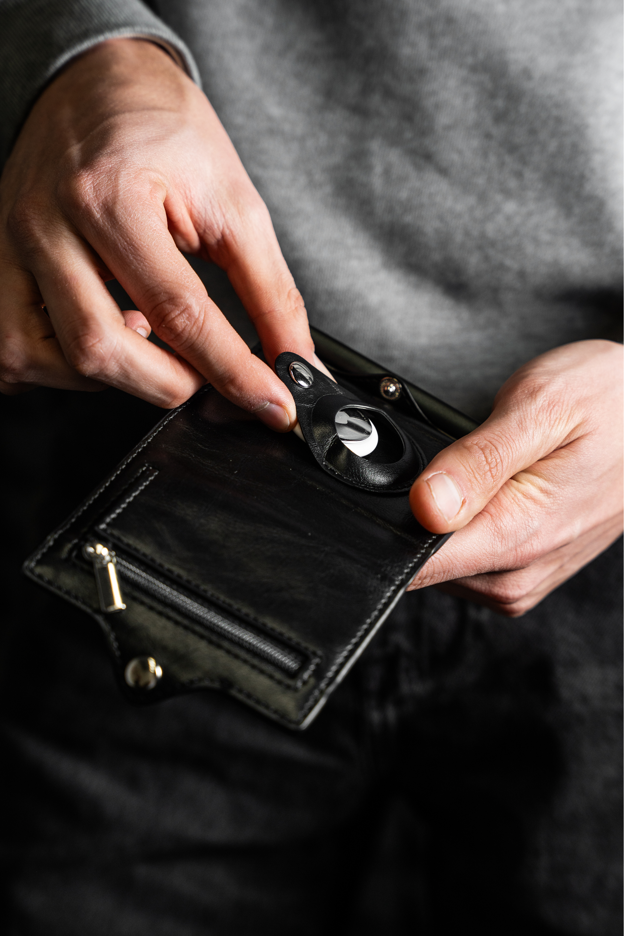 Portafoglio Roma – protezione RFID e supporto anti smarrimento