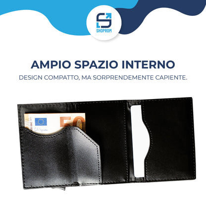 Secure Pocket – Portafoglio Slim con AirTag & Protezione RFID